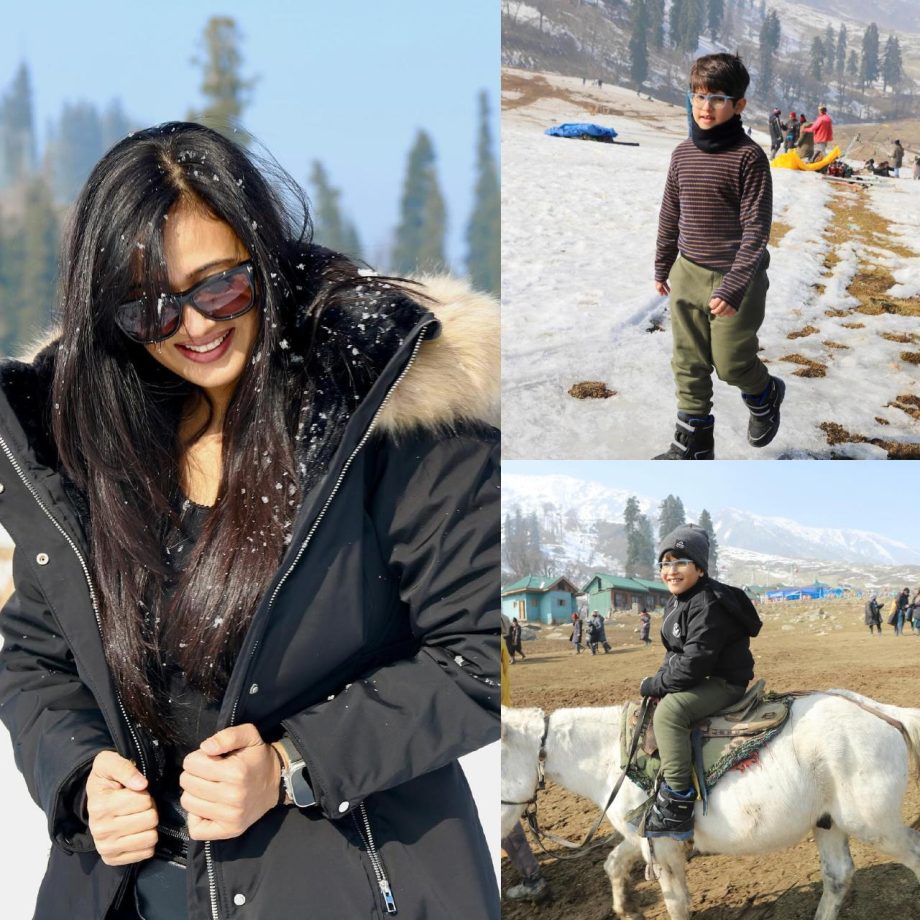 [Photos] Inside Shweta Tiwari’s chilling exotic trip to mountains with daughter Palak and son Reyansh 870110