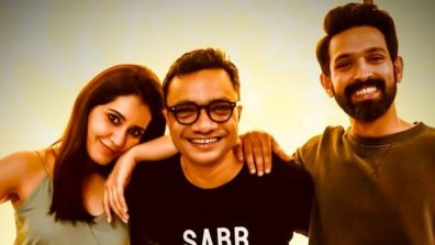 [Photos] Raashi Khanna wraps up for upcoming film, shares BTS with Vikrant Massey