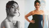 Pippa Promotions: Mrunal Thakur astounds in off-shoulder black flare dress [Photos]