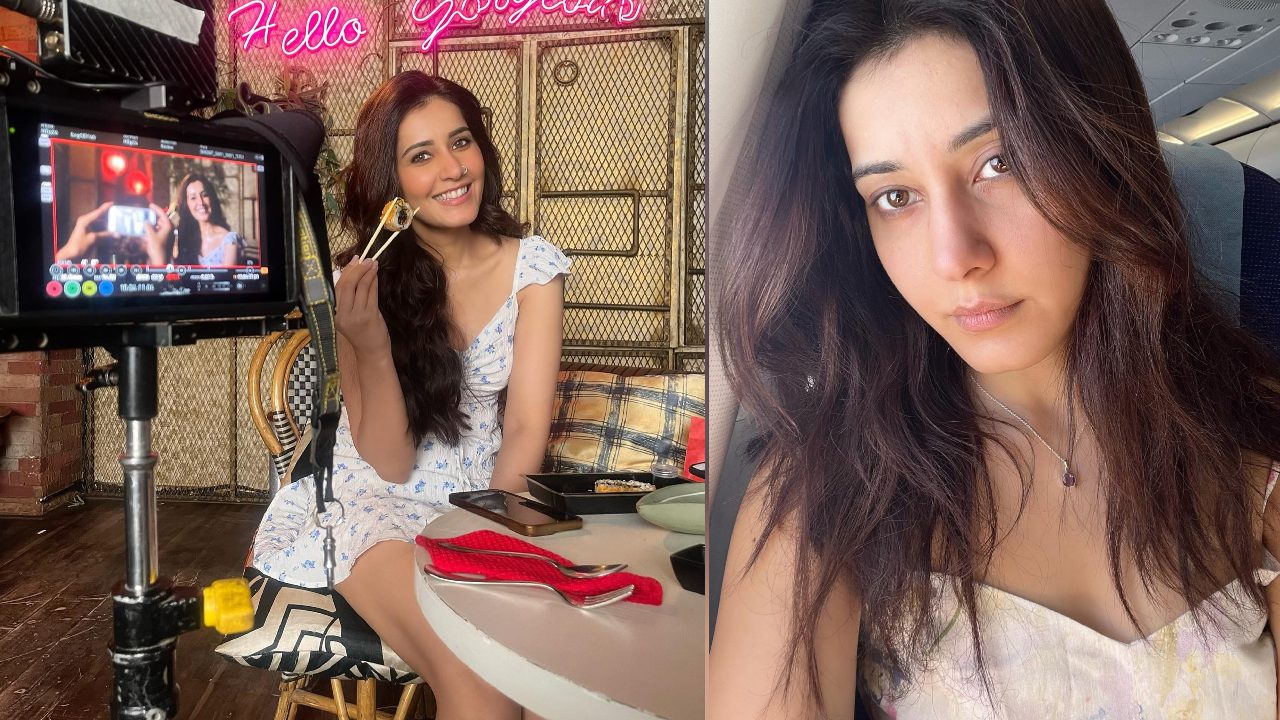 Raashi Khanna's Unseen Photos From Upcoming Project, Enjoying Food And Work 870182