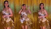 Rashmika Mandanna Is Cutest In Glittery Gold Trail Dress, Watch