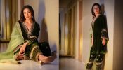 Shehnaaz Gill’s Velvet Green Salwar Suit Worth Rs. 38k Is Exquisite Choice This Sangeet