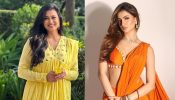Shweta Tiwari Blooms In Anarkali, Palak Tiwari Goes Sexy In Satin Saree