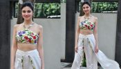 Slay, Queen! Divya Khosla Kumar stuns in ivory embroidered flutter pant set