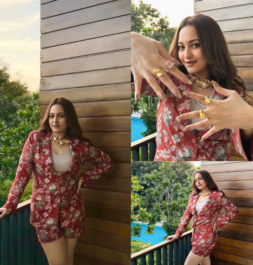 Sonakshi Sinha gives power dressing a floral twist, take cues 870586