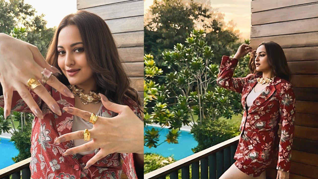 Sonakshi Sinha gives power dressing a floral twist, take cues 870584