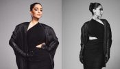 Sonam Kapoor Pleases With Her Charm In Saree Draped As Gown With Leather Jacket, See Photos