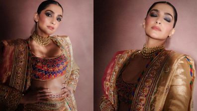 Sonam Kapoor Redefines Regality In Golden Lehenga, Sneak Peek