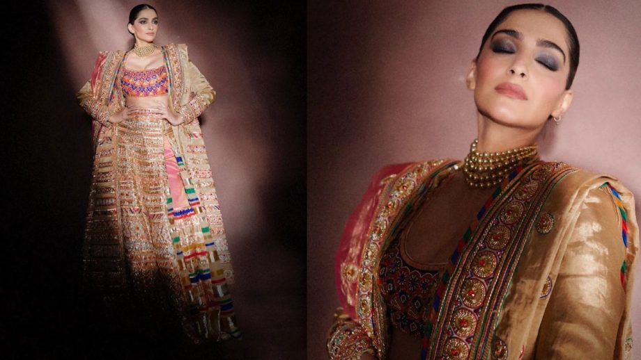 Sonam Kapoor Redefines Regality In Golden Lehenga, Sneak Peek 866149