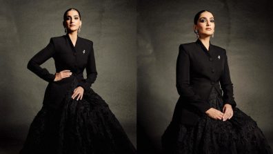 Sonam Kapoor Strikes A Perfect Balance Between Class And Elegance In Black Attire