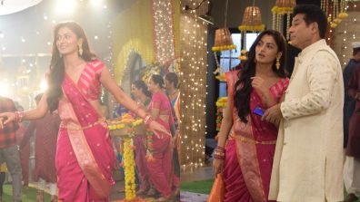 Sriti dons a kashta, grooves to Pinga for Zee TV’s Kaise Mujhe Tum Mil Gaye!