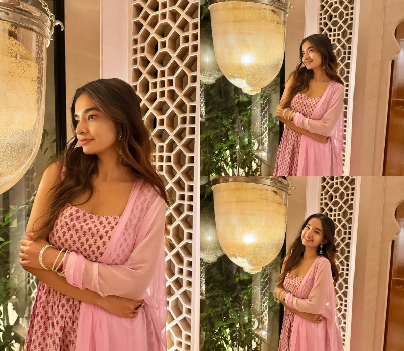 Star in pink! Anushka Sen dolls up in printed sharara set 868810