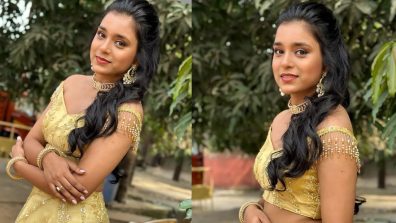 Sumbul Touqeer Perfectly Combines Grace And Style In Crop-top Lehenga, See Photos