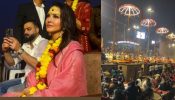 Sunny Leone performs Ganga Aarti in Varanasi, watch video 869371