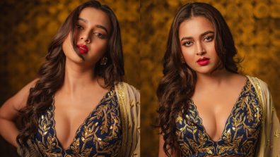 Tejasswi Prakash soars high with style in ombre blue lehenga choli worth Rs 99,500