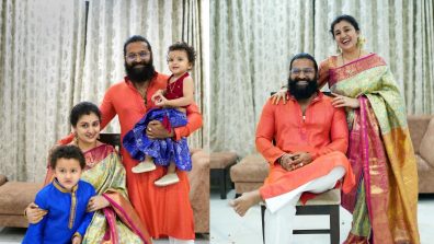 These pictures of Rishab Shetty celebrating Diwali with the family prove he is true Family Man