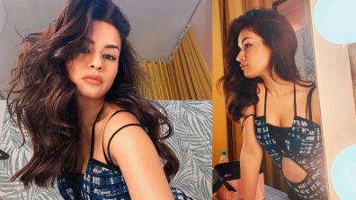 Too Hot! Avneet Kaur Poses Bold In Black Cut-out Dress