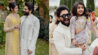 [Unseen Photos] Allu Arjun and Sneha Reddy get candid during Varun Tej-Lavanya Tripathi’s wedding