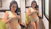 Urfi Javed turns saucy in blue bikini set, see photos