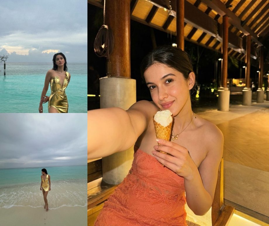 Vacay Goals: Anushka Sen Flaunts Hourglass Figure In Shimmery Bodycon 867623