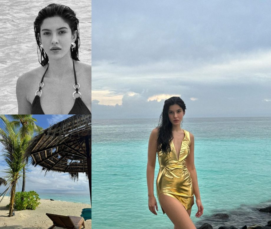 Vacay Goals: Anushka Sen Flaunts Hourglass Figure In Shimmery Bodycon 867624