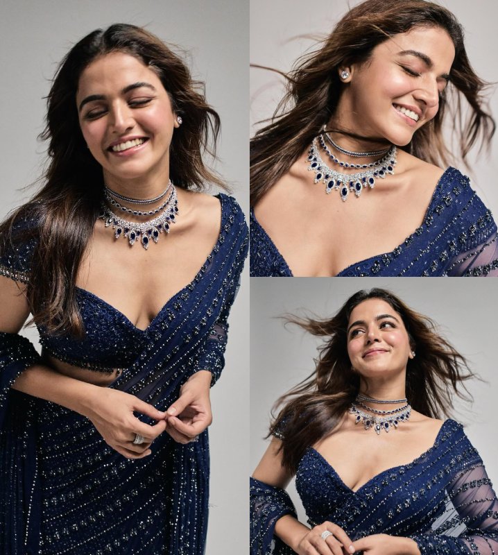 Wamiqa Gabbi Amps Up Oomph Factor In Sheer Beaded Saree, See Here 869098