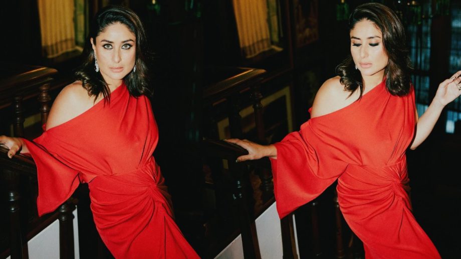 What Sass! Kareena Kapoor Paints The Town Red In Hot One-shoulder Dress 870156