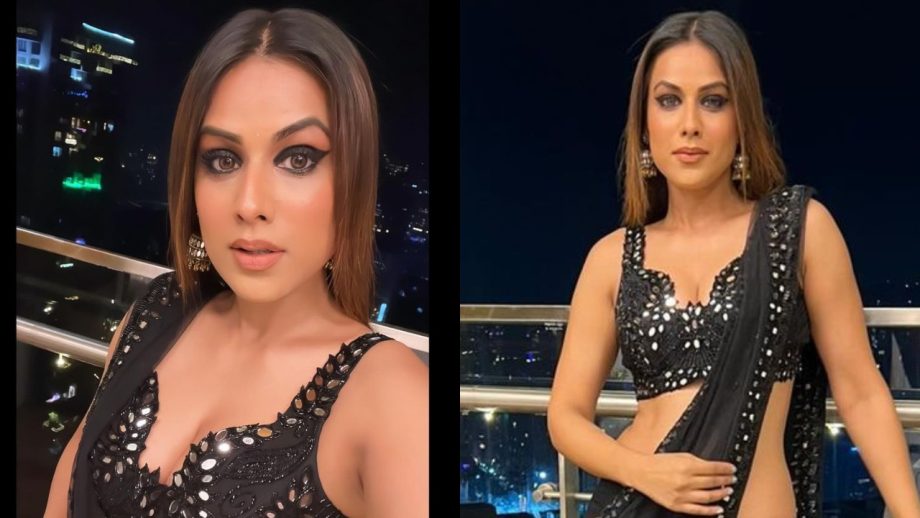 What Sass! Nia Sharma turns sultry in bold black saree and plunge neck blouse design [Photos] 869822