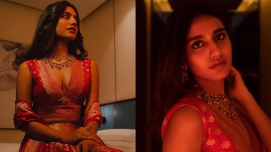 Wink Girl Priya Varrier Makes Hearts Skip A Beat In Banarasi Lehenga