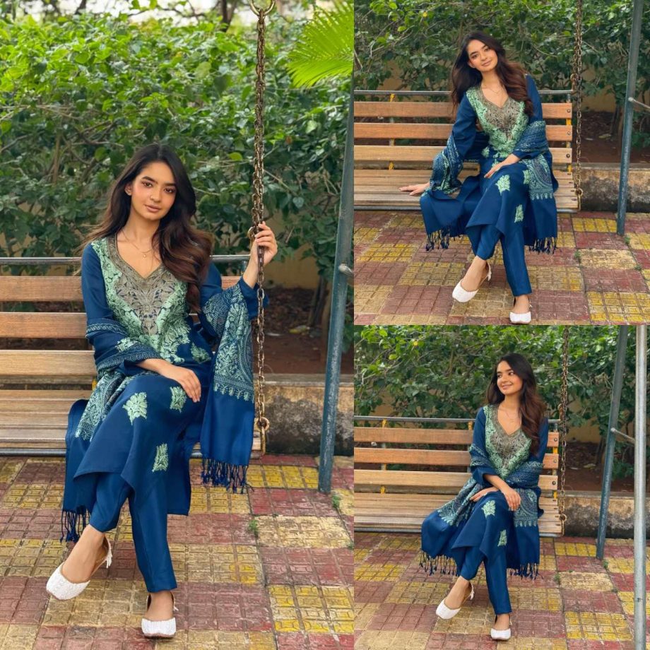 Woolen Wonders! Anushka Sen's must-have kurta set for winter glam 869435