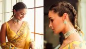 Alia Bhatt blooms in summer yellow embroidered saree, see photos