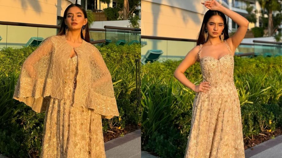 Anushka Sen flaunts her sunkissed glow in intricate embroidered ethnic gown [Photos] 871949