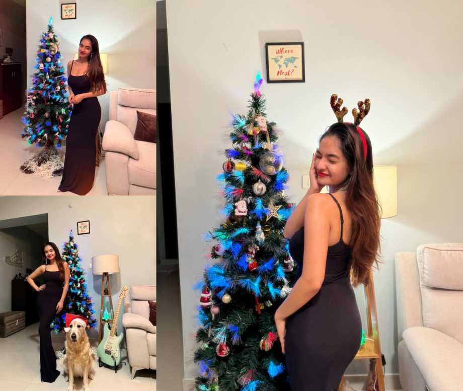 Anushka Sen keeps it bold in stylish black bodycon, here’s how 875486