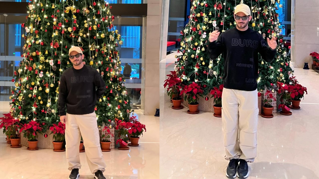Arjun Bijlani goes all swagger in oversized black sweater and beige cargo pant 874683