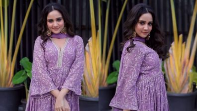 Ashi Singh’s Beautiful Purple Anarkali Set Is A Perfect Pick For Brunch Date, See Here