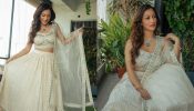 Be A Dreamy Bridesmaid Like Sunayana Fozdar’s White Sequin Lehenga