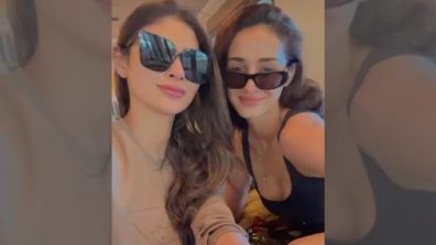 Besties Mouni Roy And Disha Patani Twin In Black Glasses, See Here