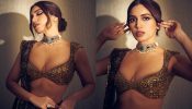 Bhumi Pednekar blooms in gold studded Manish Malhotra saree, see photos