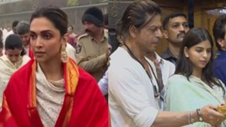 Celebrities seek divine blessings: Deepika Padukone at Tirupati, Shah Rukh Khan visits Sai Baba Temple in Shirdi 873893