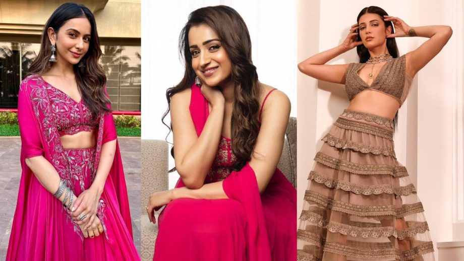 Closet Upgrade: Channel the ethnic glamour of Shruti, Trisha, and Rakul for every occasion 871918