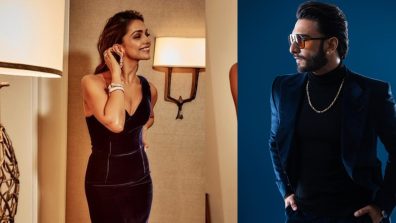 Deepika Padukone Poses Like Queen In Blue Velvet Dress, Ranveer Singh Showers Love