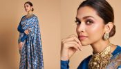 Deepika Padukone Redefines Royalty In Blue Banarasi Saree