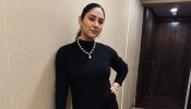 Disha Parmar ups boss quotient in black co ord set, see photos