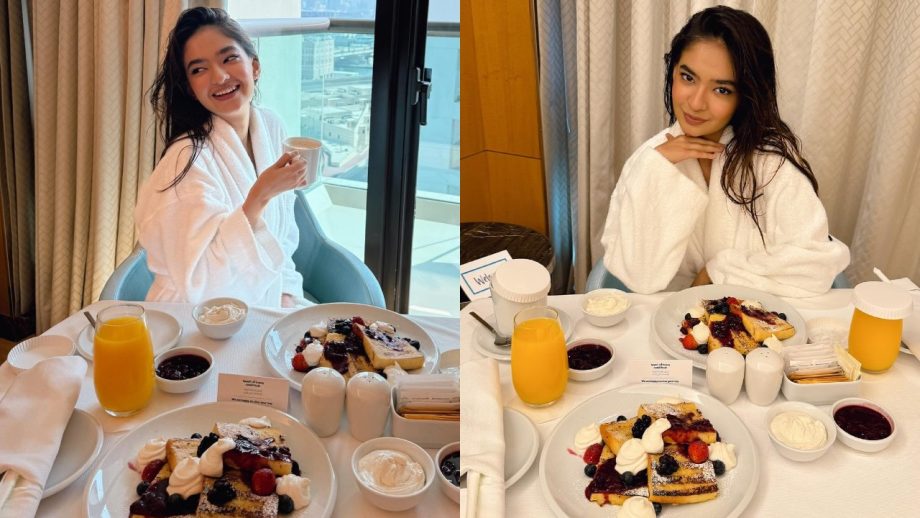 Dubai Diaries: Anushka Sen enjoys a scrumptious breakfast meal, see photos 871801