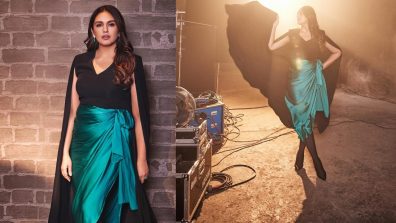 Huma Qureshi is glam personified in muscle tee and green skirt, check out