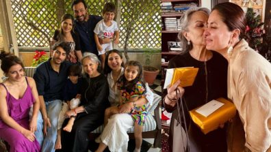 In photos: Sharmila Tagore celebrates birthday with Saif-Kareena, Sara and family