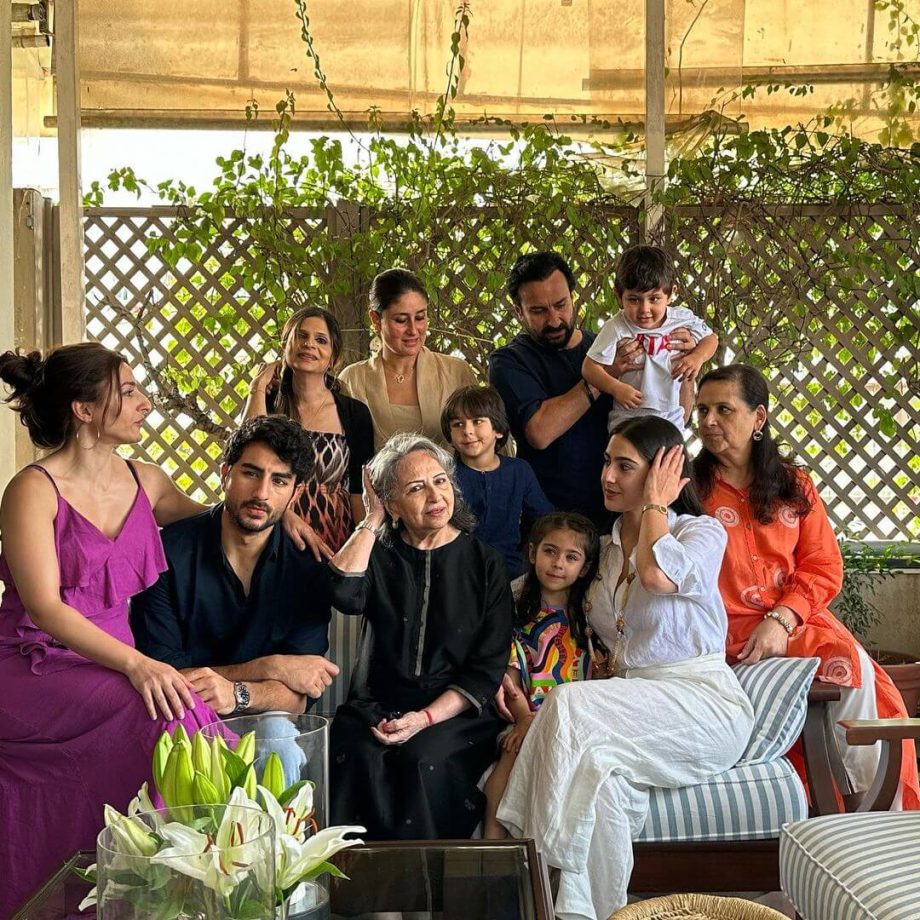 In photos: Sharmila Tagore celebrates birthday with Saif-Kareena, Sara and family 872797