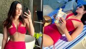 Inside Manushi Chhillar’s Fun-filled Maldives Vacation In Hot Red Bikini, See Photos