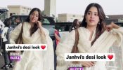 Janhvi Kapoor Looks Heaven Beauty In White Anarkali Suit, See Here
