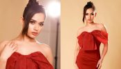 Jannat Zubair Stuns In Red Hot Gown